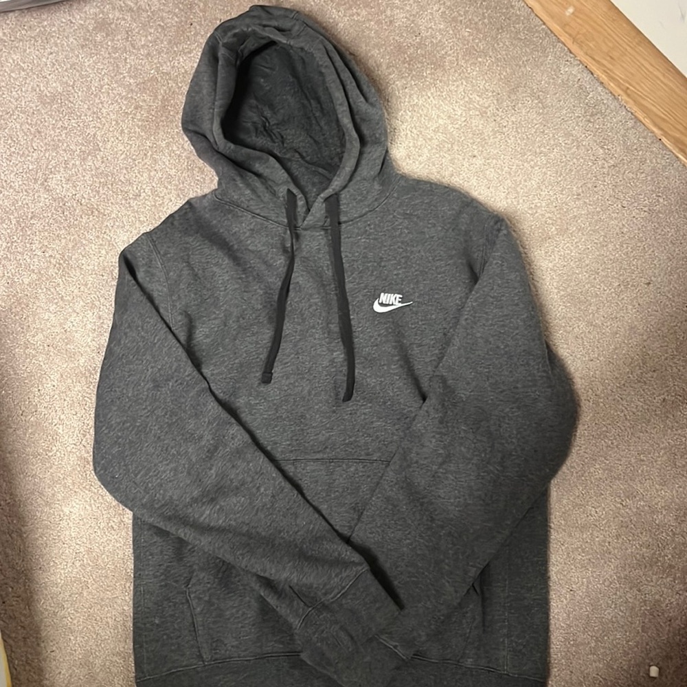 Grey Nike Hoodie; Size: Small